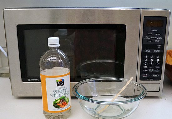 microwave maintenance - weekly cleaning