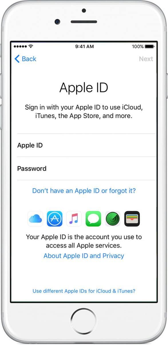 Apple ID Sign in 