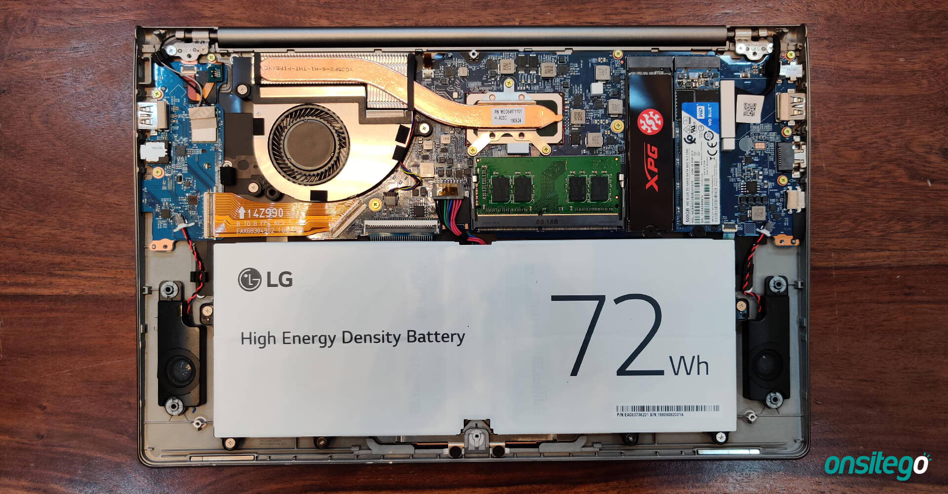 Laptop Battery RAM Storage