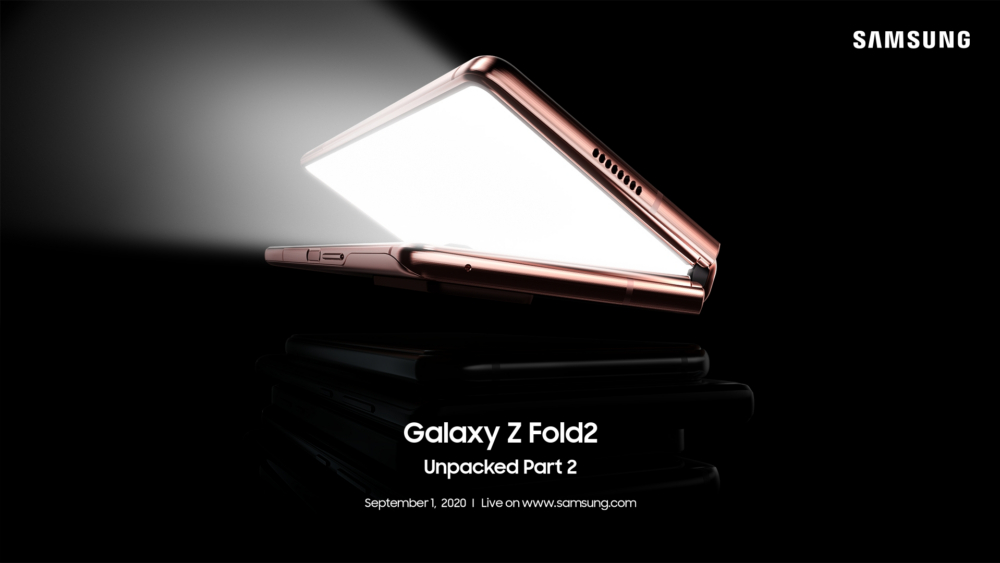 Samsung Galaxy Z Fold 2 Unpacked 2020 Part 2 Launch Event Invite