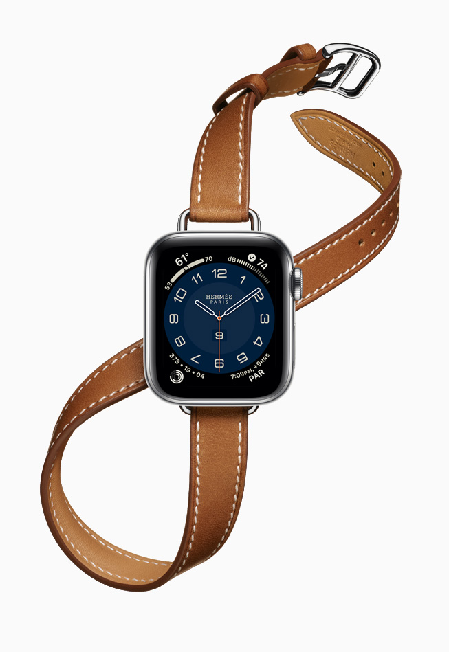 Apple Watch Hermes Series 6 Attelage Double Tour