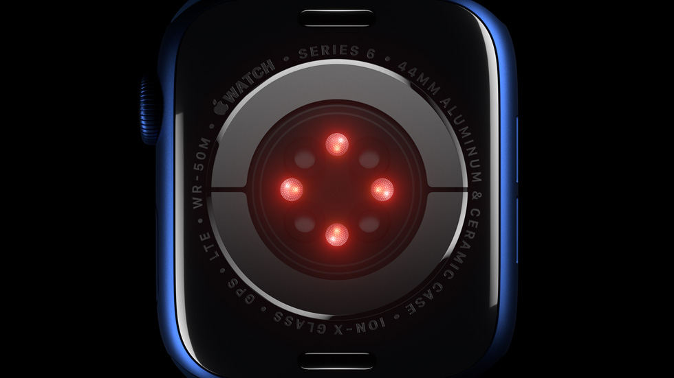 Apple Watch Series 6 Heart Rate Monitor Blood Oxygen Sensor