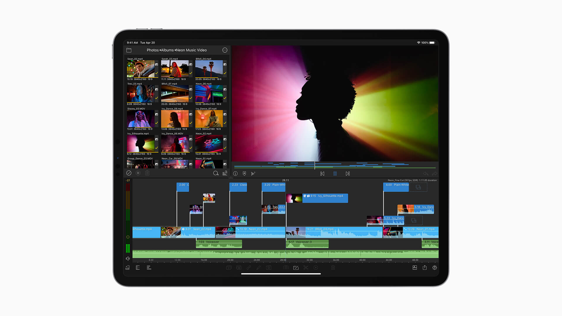 Apple iPad Pro 2021 4K Video Editing iMovie