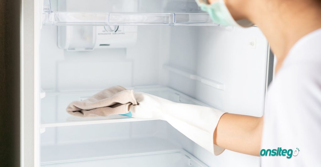 Refrigerator Cleaning Shelves