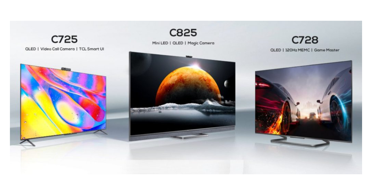 TCL C825, C728, C725 4K QLED Smart TVs With Dolby Vision Launched in India, Price Starts at Rs. 64,990