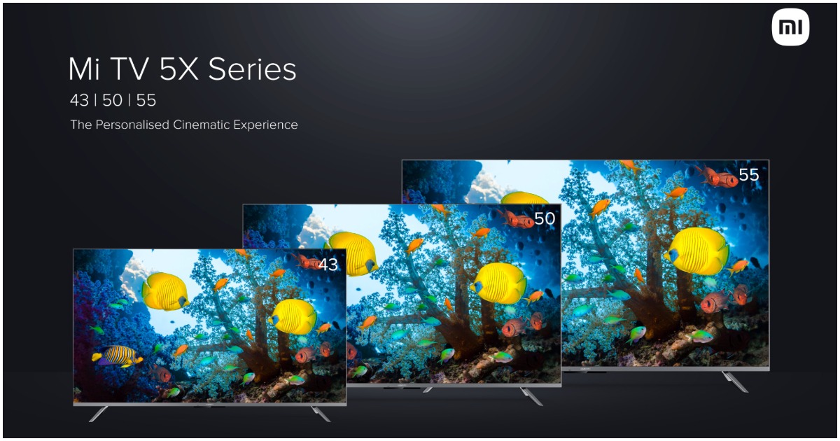 Xiaomi Mi TV 5X With 4K HDR Display, PatchWall 4 UI, Far-Field Mics, HDMI 2.1 Launched in India