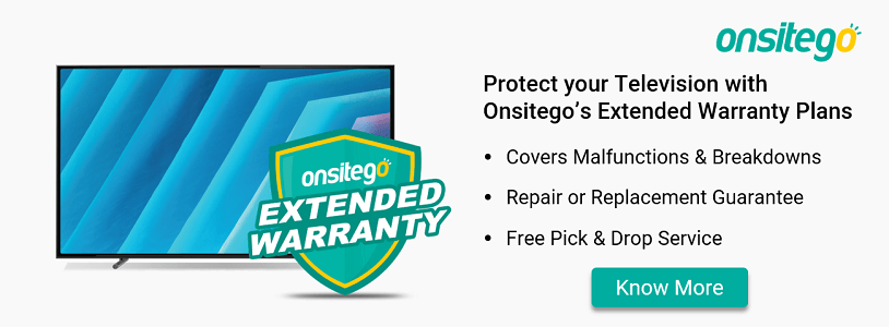 Onsitego TV Extended Warranty Plan