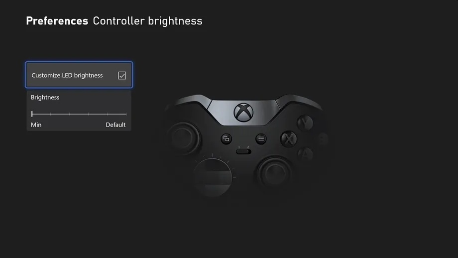 Xbox Night Mode screenshot