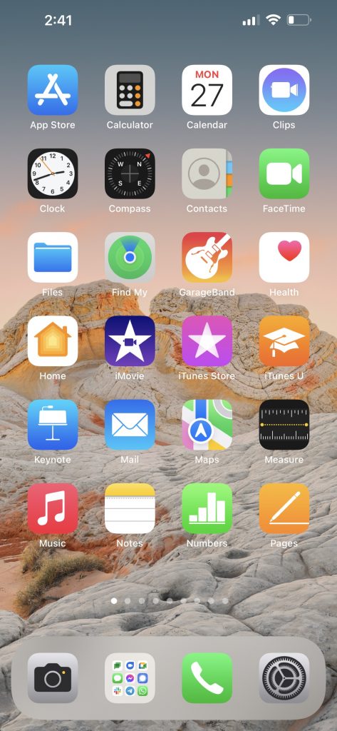 Apple iPhone 13 Pro Max Home Screen With Apps & Widgets