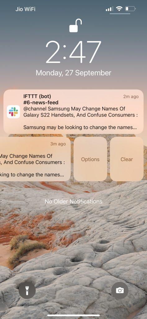 Apple iPhone 13 Pro Max Notifications Options