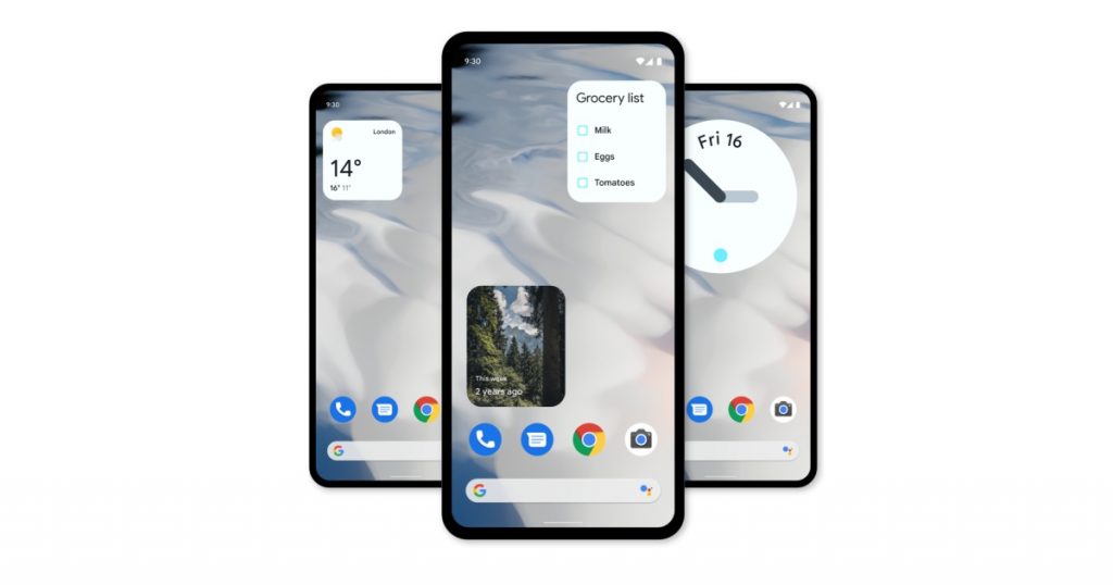 android 12 widgets